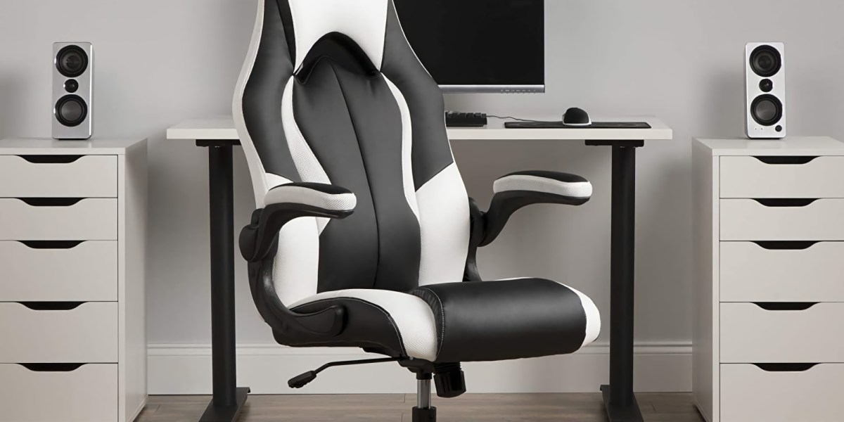 White Leather Gaming Chair, Black And White Leather Gaming Chair
