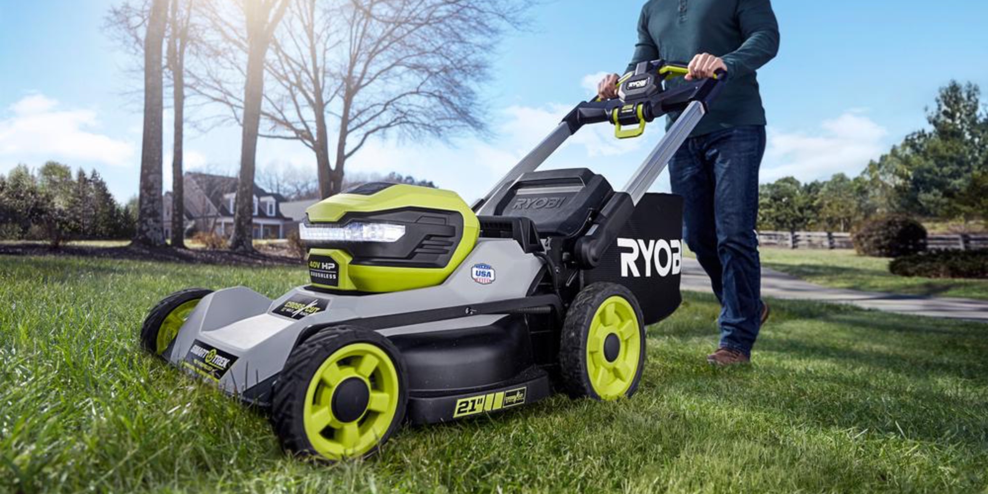 Ryobi best sale 21 mower