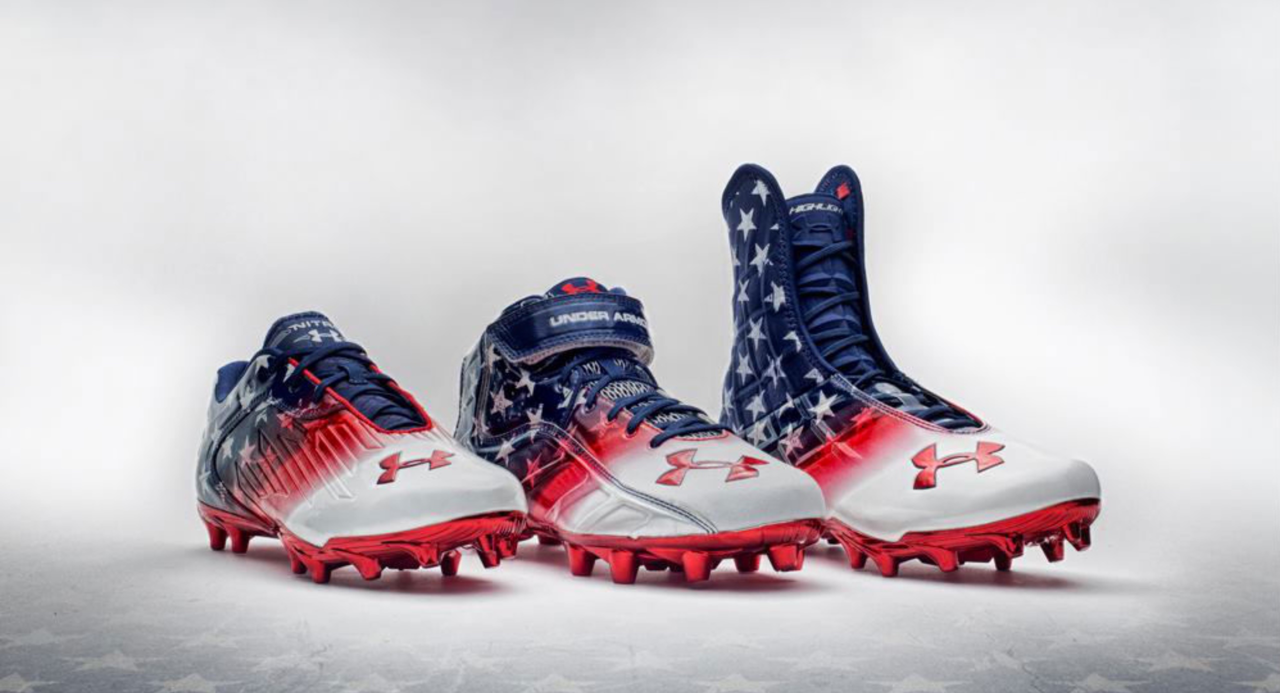 under armour stars and stripes cleats