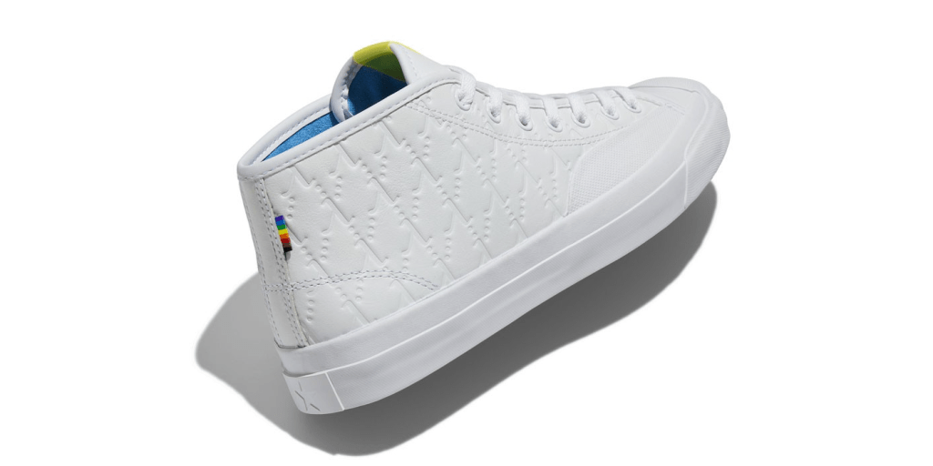 Converse x Alexia Sablone Pride Collection S21 sneaker on a white background