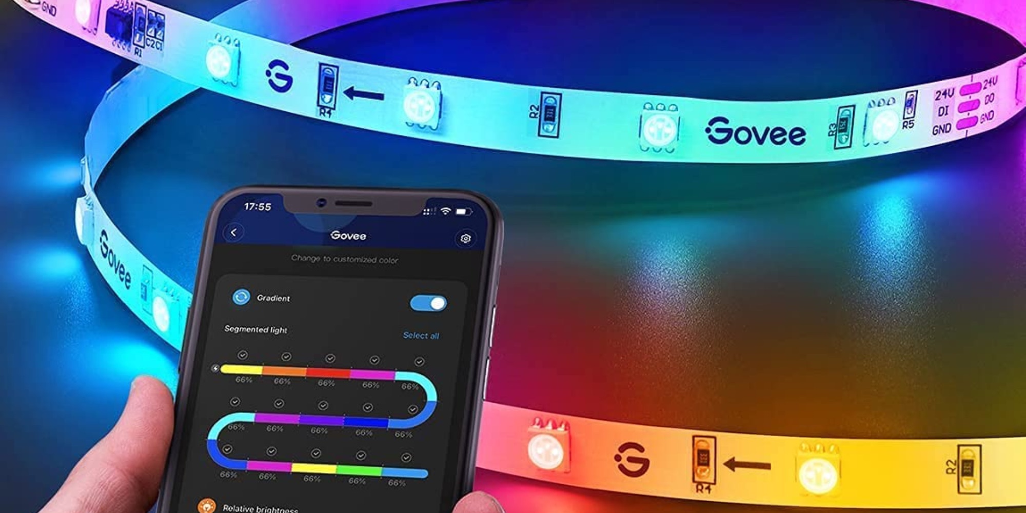 Govee's Wi-Fi RGBIC LED Light Strip is ultra customizable at 25% off, now  $22.50