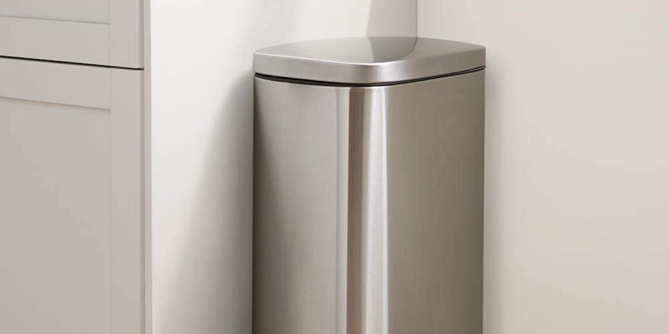 Amazon's steel handsfree trash cans starting from 46.50 (Reg. up to