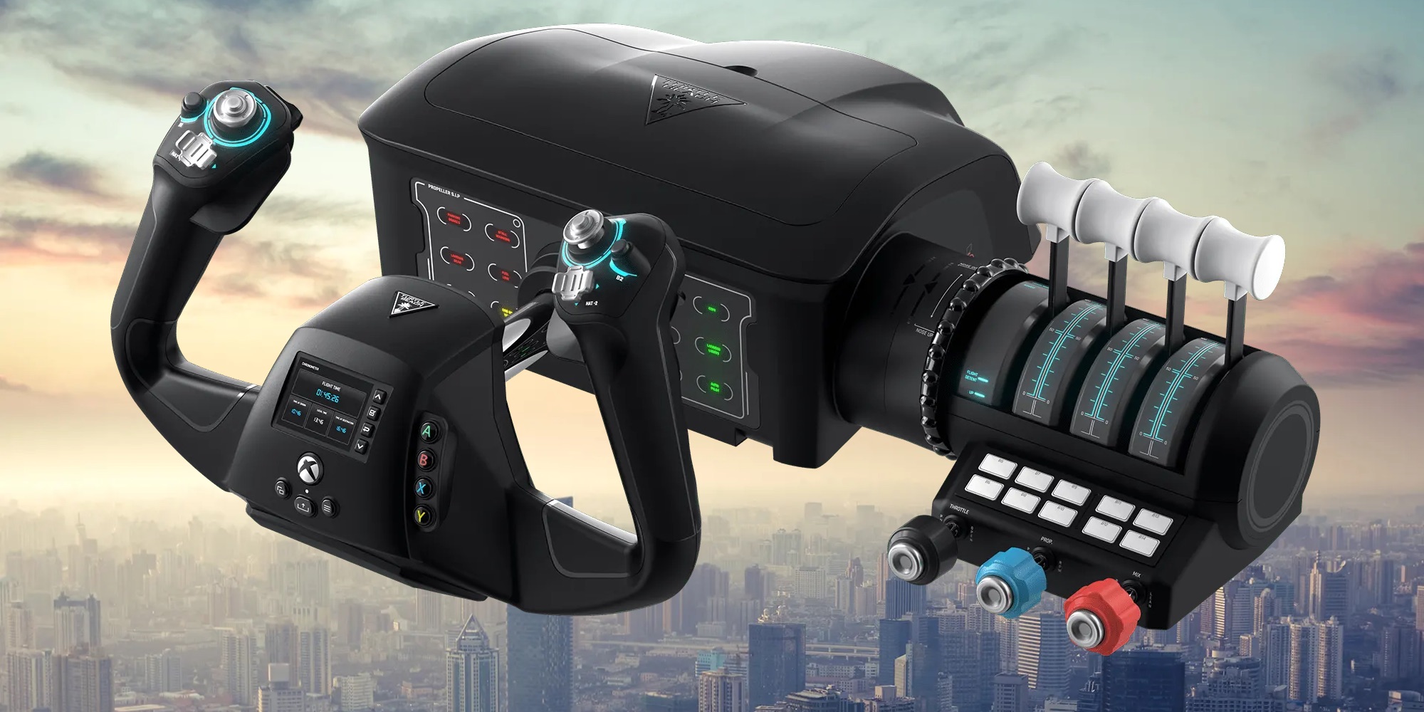 Turtle Beach VelocityOne Yoke – Binding Fix, Flight Simulator Yoke, Black