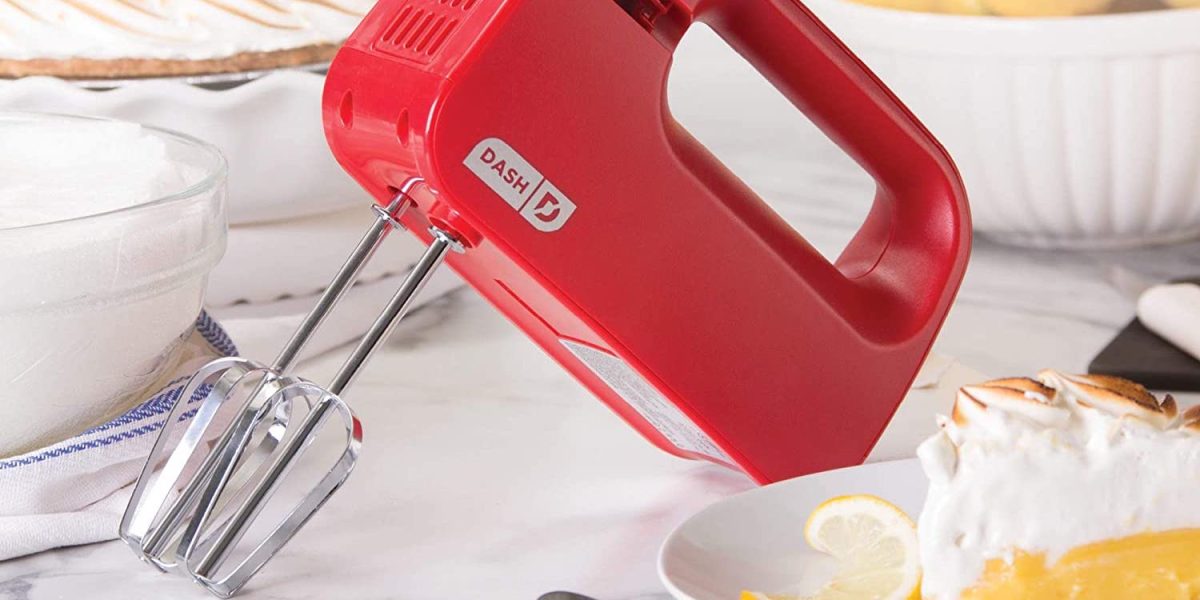 You might as well grab this Dash Electric Hand Mixer now that it's 10