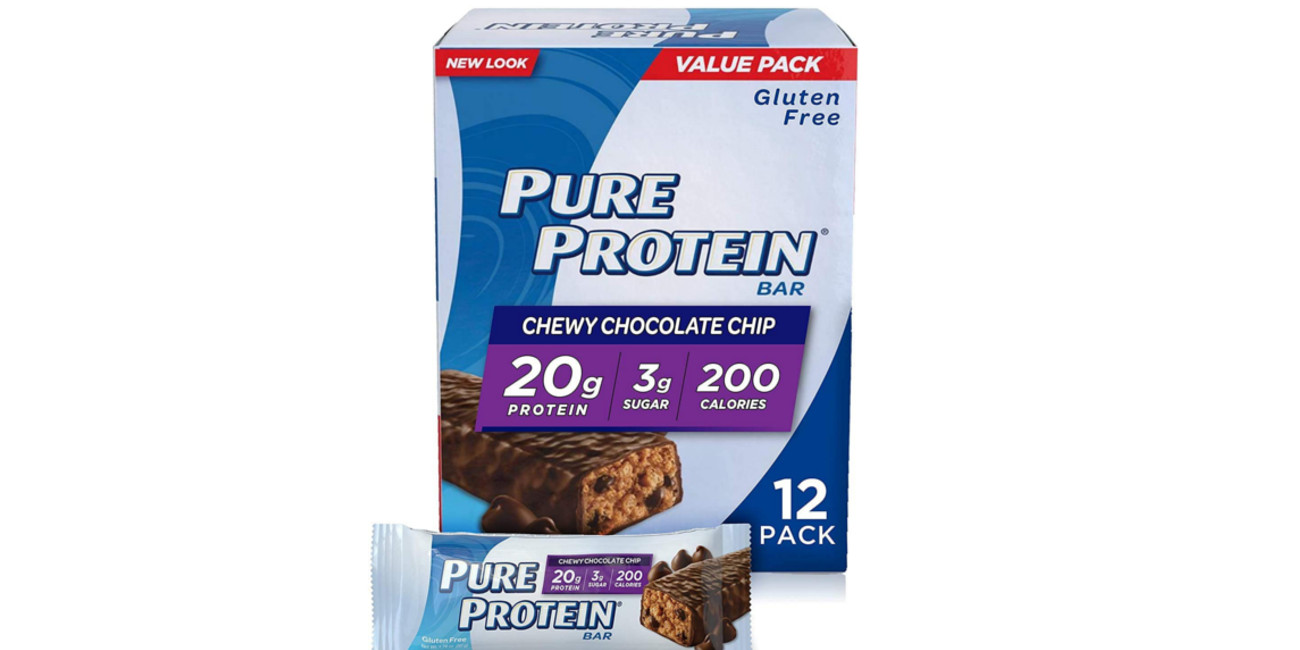 Load up on 12pack Pure Protein bars from 7.50 Chocolate, Deluxe