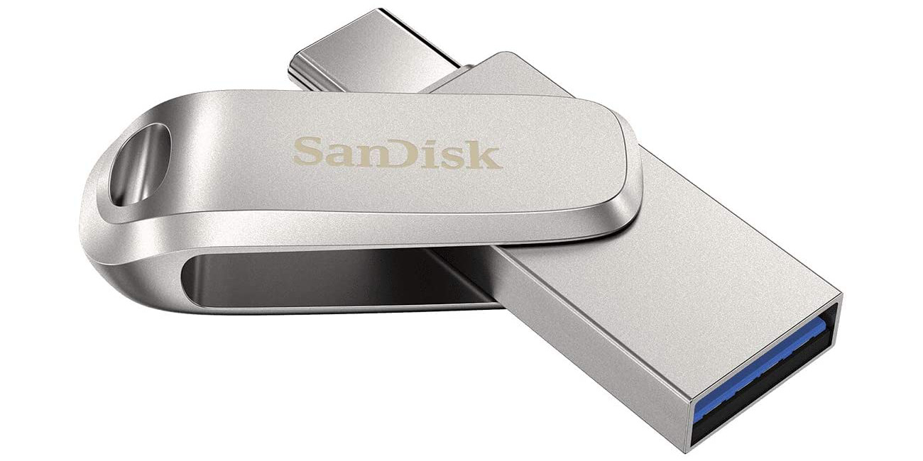SanDisk's all-metal USB-C/A 512GB flash drive hits  all-time