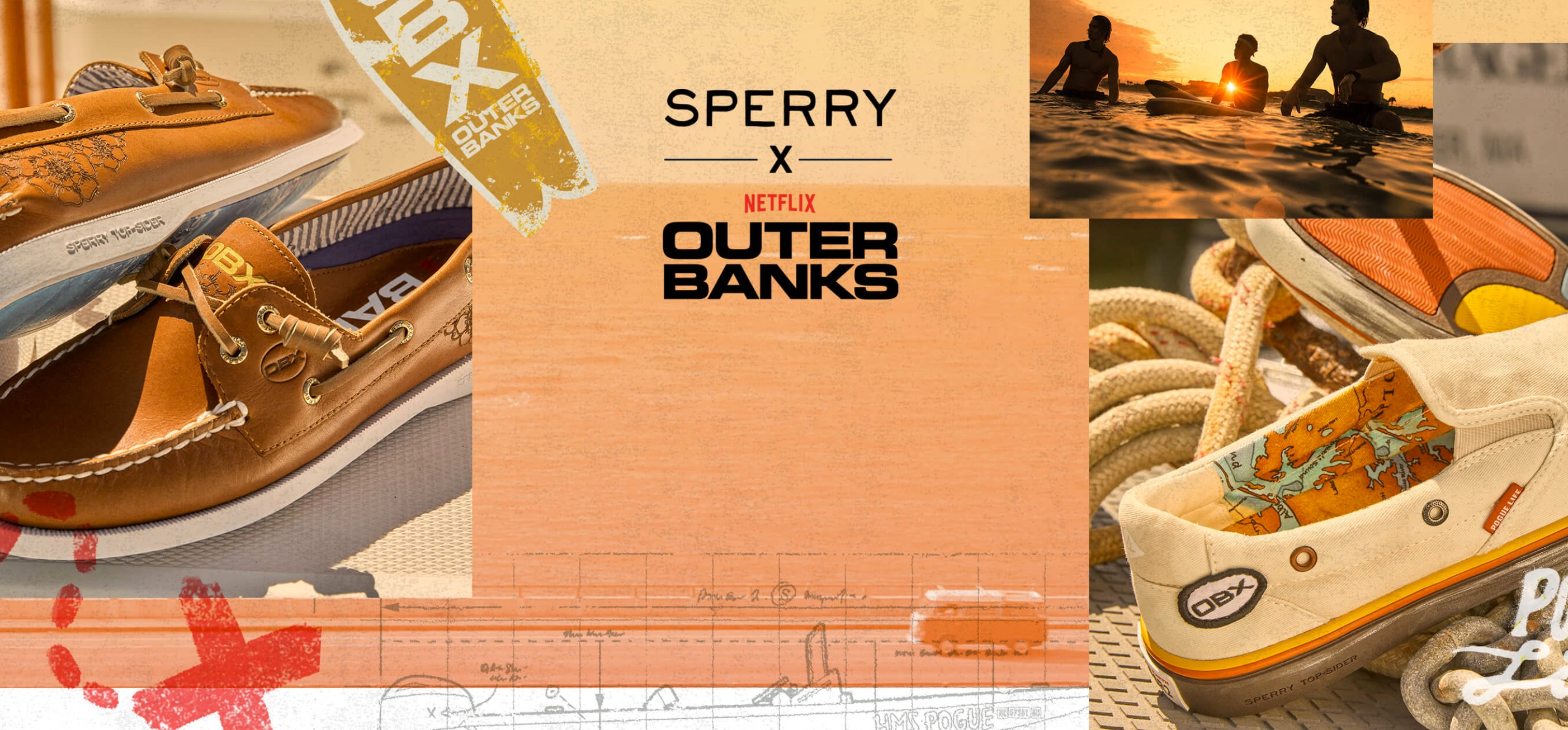 Sperry Topsider OBX Netflix Outer Banks 8.5 new in box