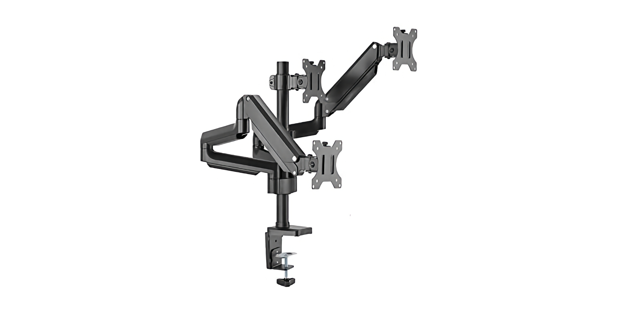 Elevate Your Office Setup With Wali s Gas Spring Triple Monitor Mount