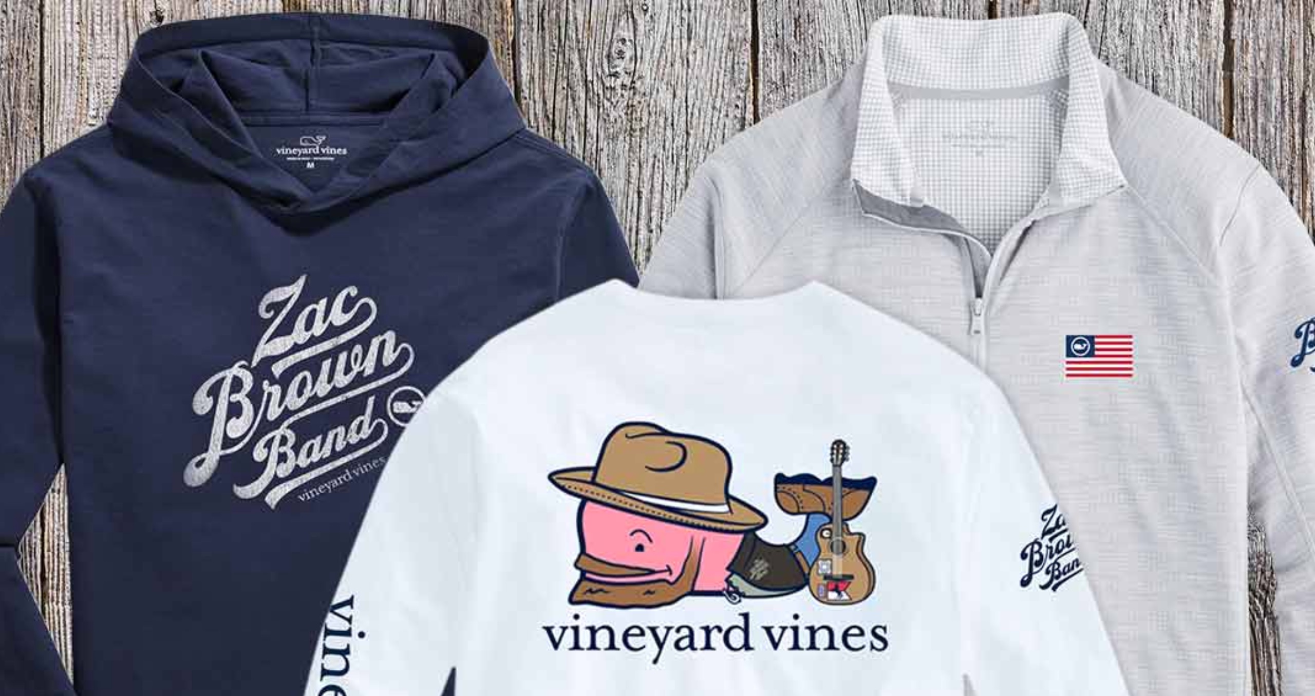 Vineyard Vines x Zac Brown Band collaborate ahead of summer tour