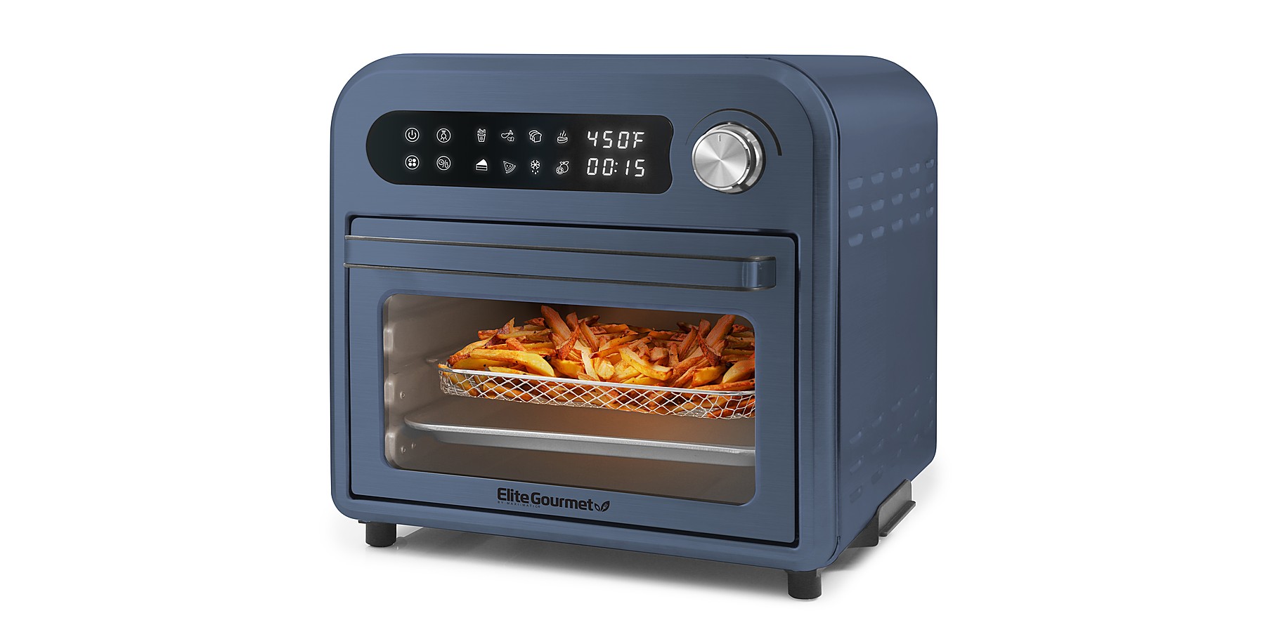 Elite Gourmet 5-qt Digital Rapid Air Fryer/Multi-cooker 