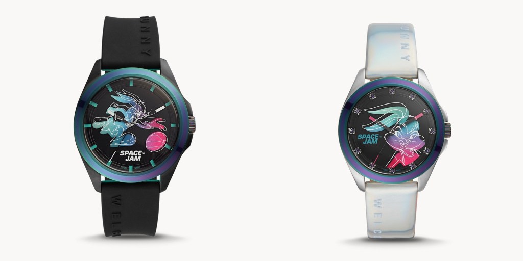 lola and bugs bunny limited edition holographic watches from the fossil space jam collection