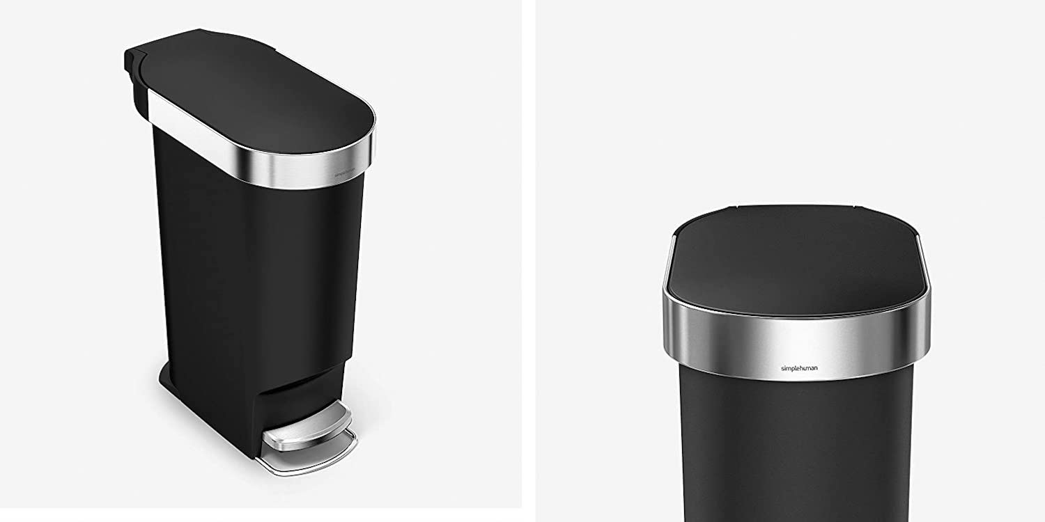 touch bar slim kitchen trash can