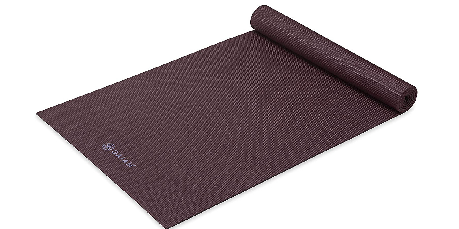 Gaiam's highlyrated Yoga Mats are starting from 15.50 at Amazon today