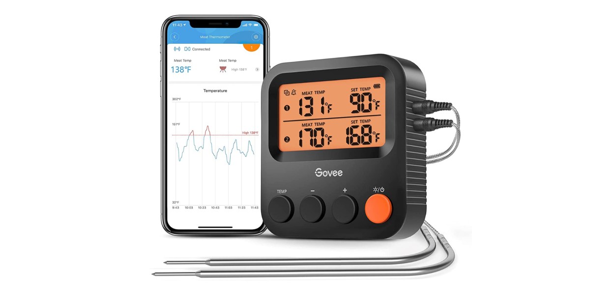 Govee's wireless meat thermometer with 2 probes alerts you when