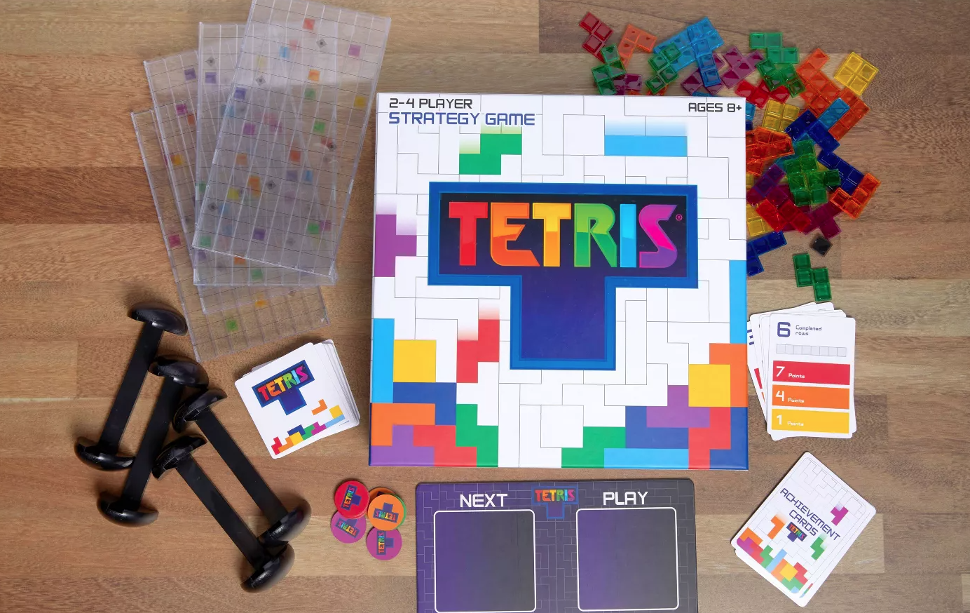 tetris game with little man