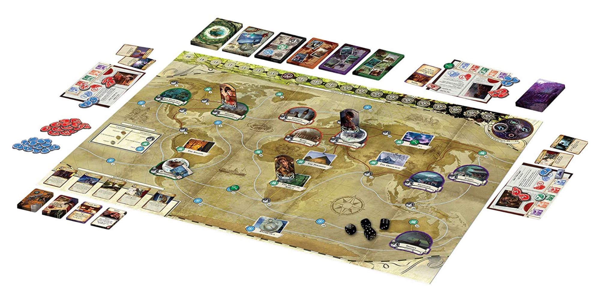 Eldritch Horror, Fairy Tale Inn, Trouble, many other board games are as ...