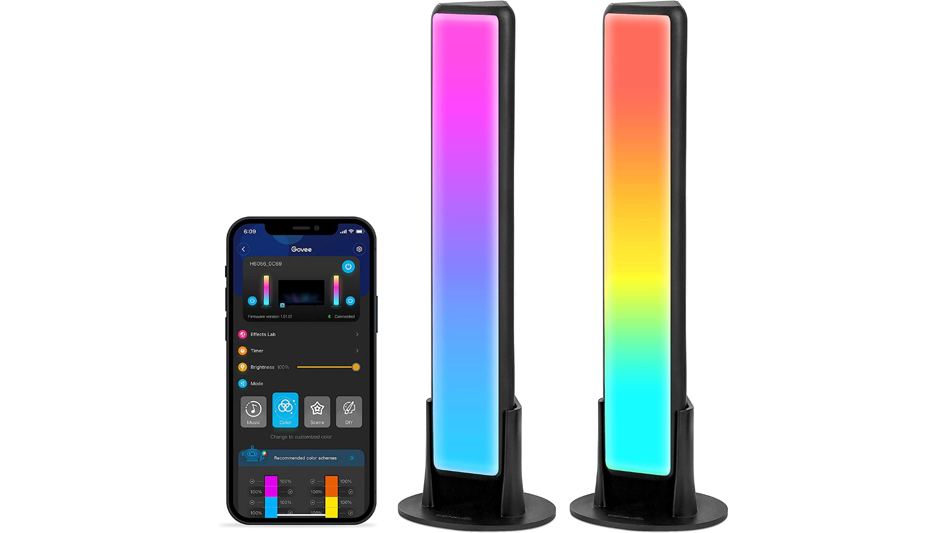 Govee Flow Plus Smart Light Bars Work with Alexa and Google Assistant TV Ambi... 