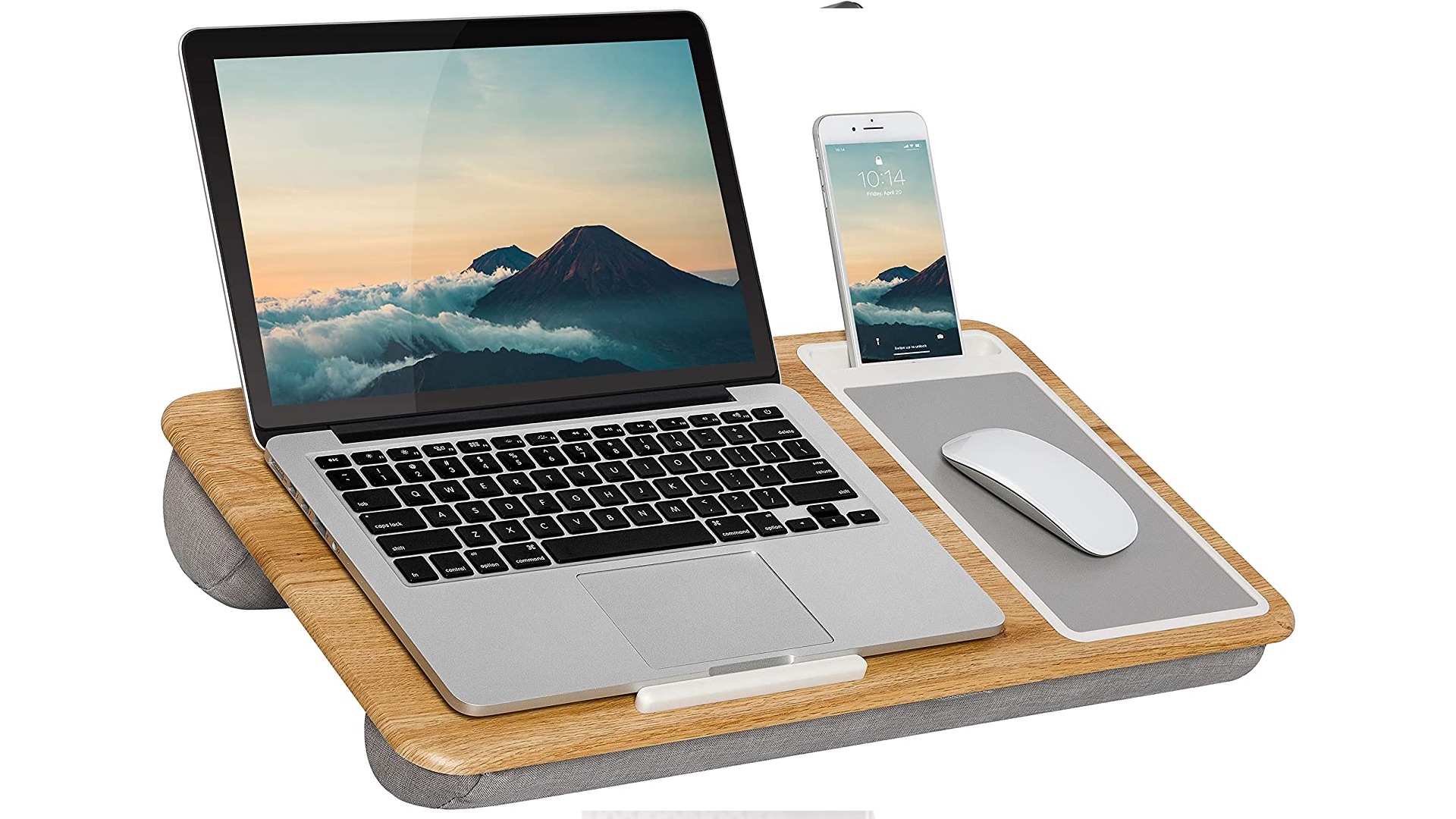 LapGear's highly-rated lap desk has a built-in mouse pad at a low of ...