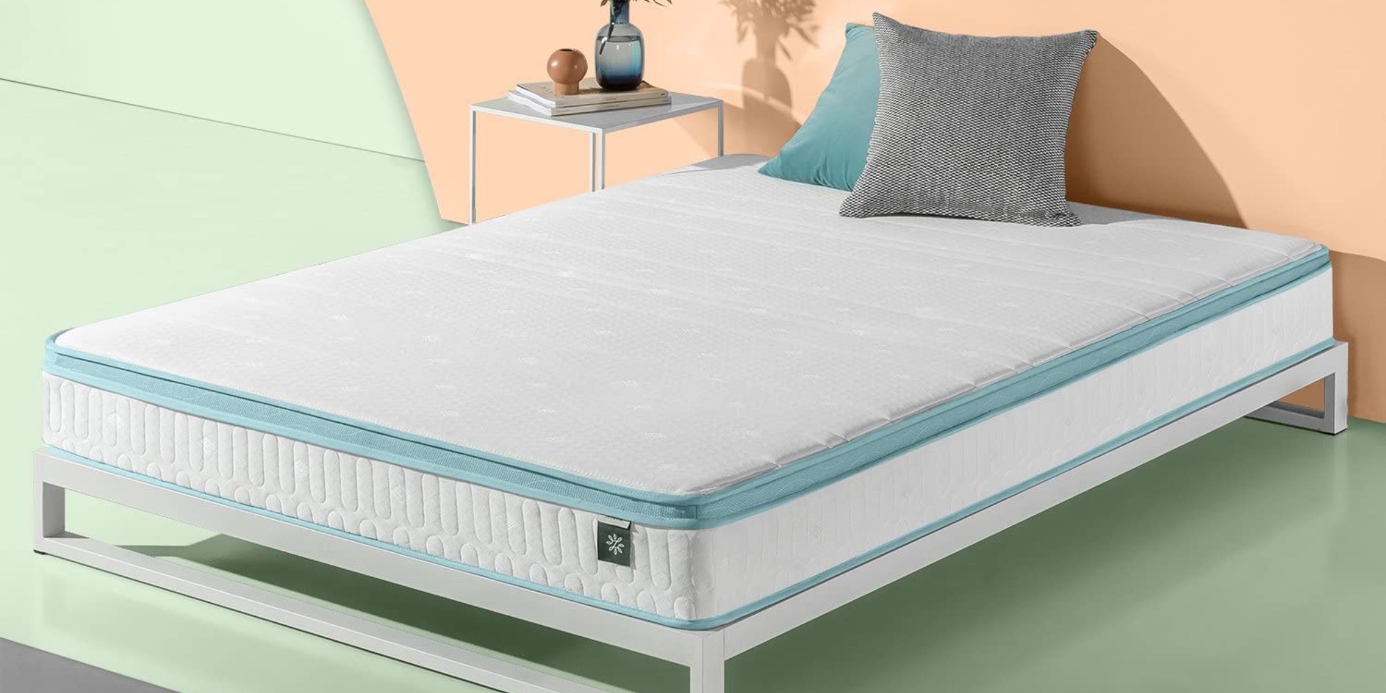 zinus pocketed spring 8 inch classic mattress king