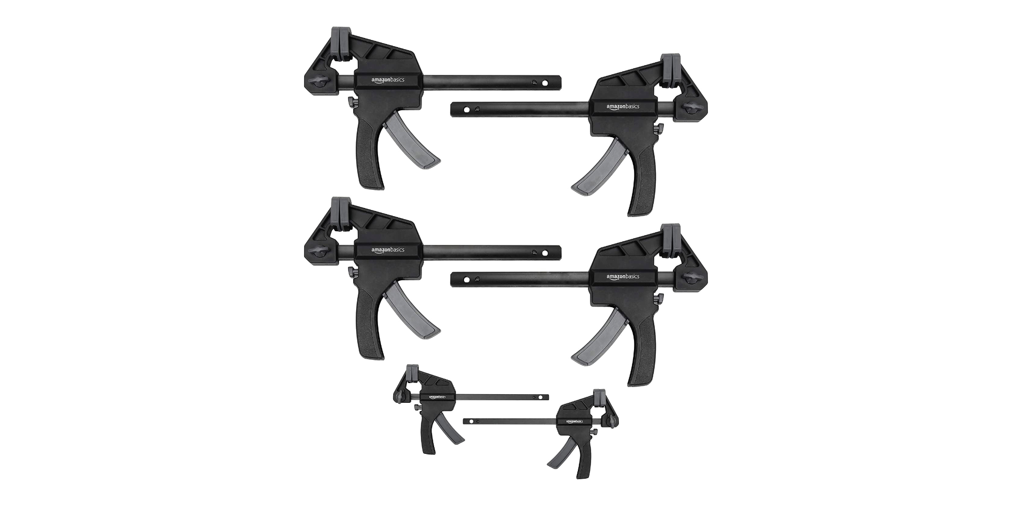 Snag six Amazon Basics trigger clamps at 16 Prime shipped (New low, 24