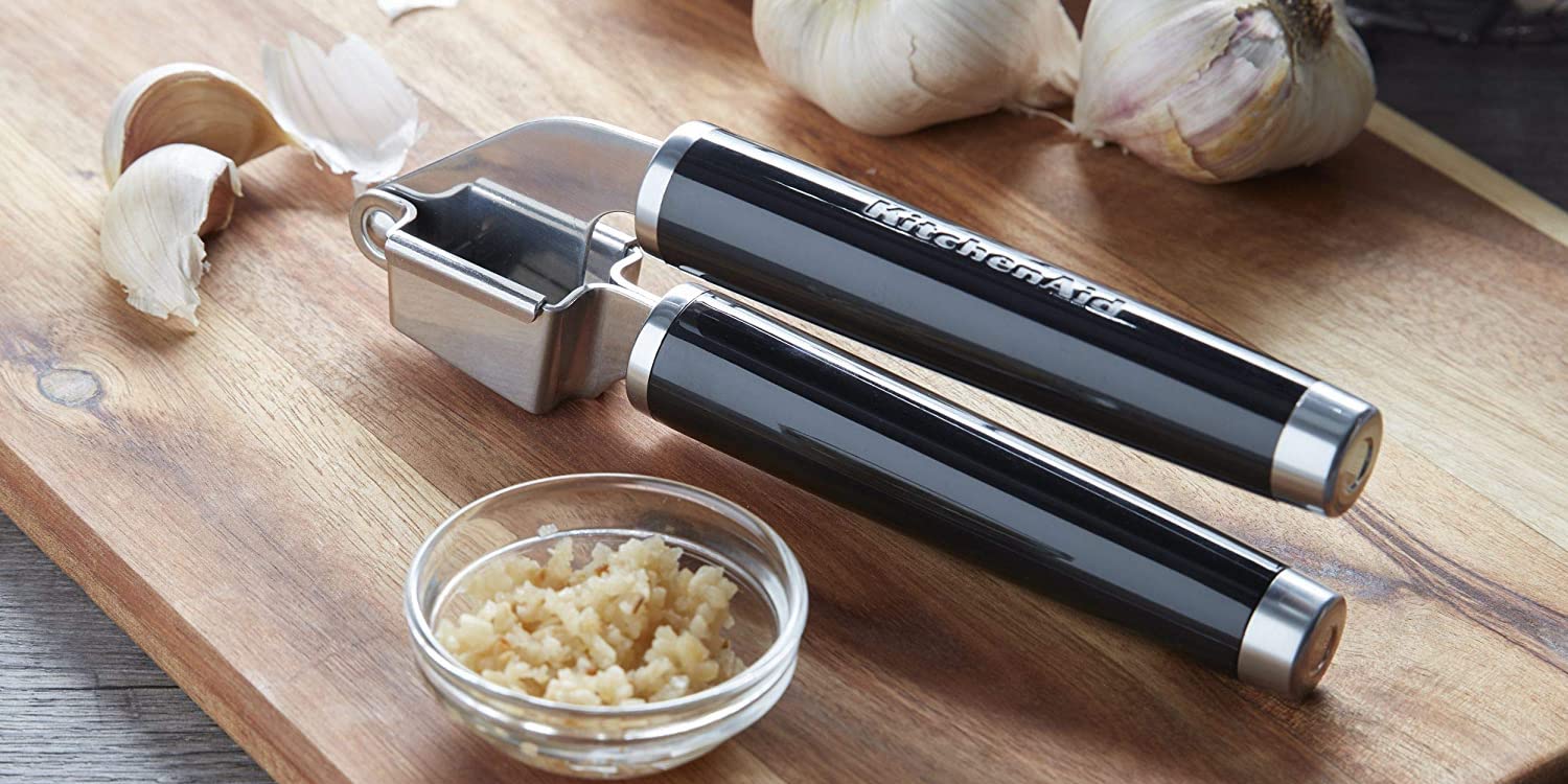 Put the knife away, KitchenAid's Classic Garlic Press is now 31 off