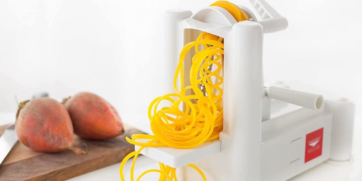 Veggie noodles await with Paderno's Slicer/Spiralizer at just $15 (Reg. up  to $29)