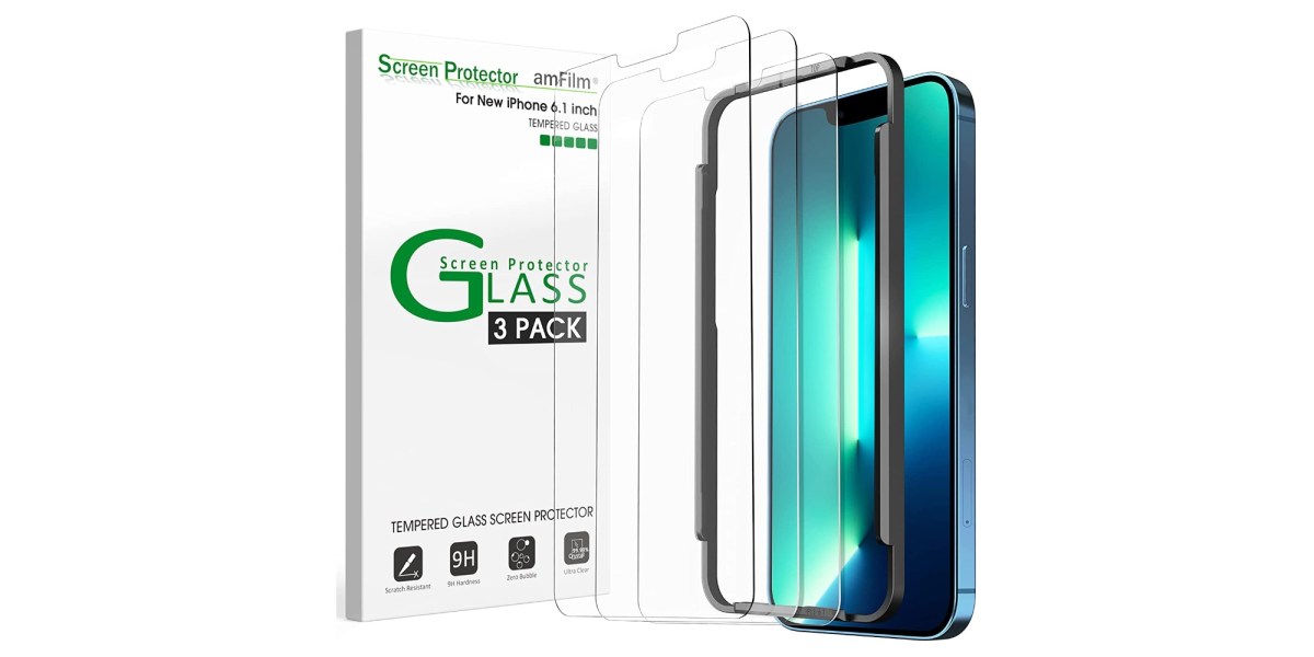 Smartphone Accessories amFilm iPhone 13 Screen Protectors from 3