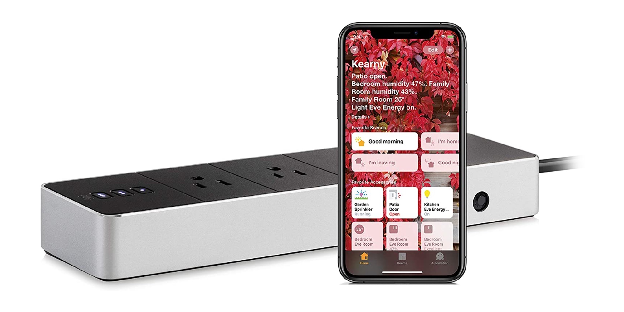 Eve Energy Strip monitors power usage with HomeKit and Siri at 80