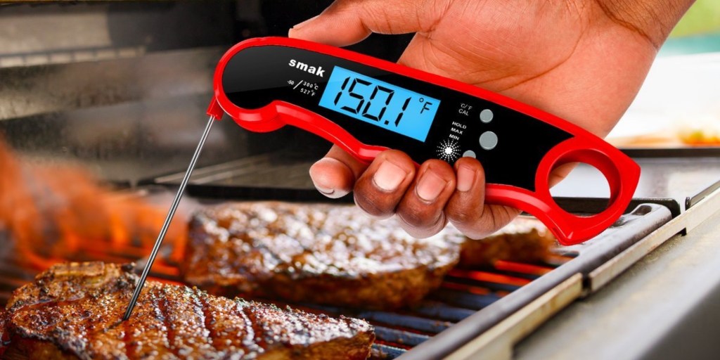 Take your cooking game to the next level with this digital instant read  thermometer at $11.50