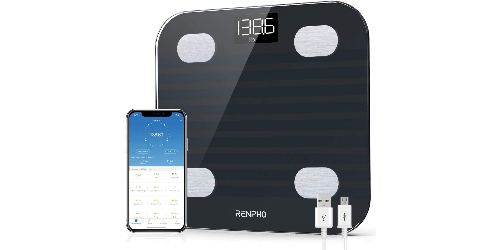 This Renpho smart scale is brilliant for tracking goals and it's