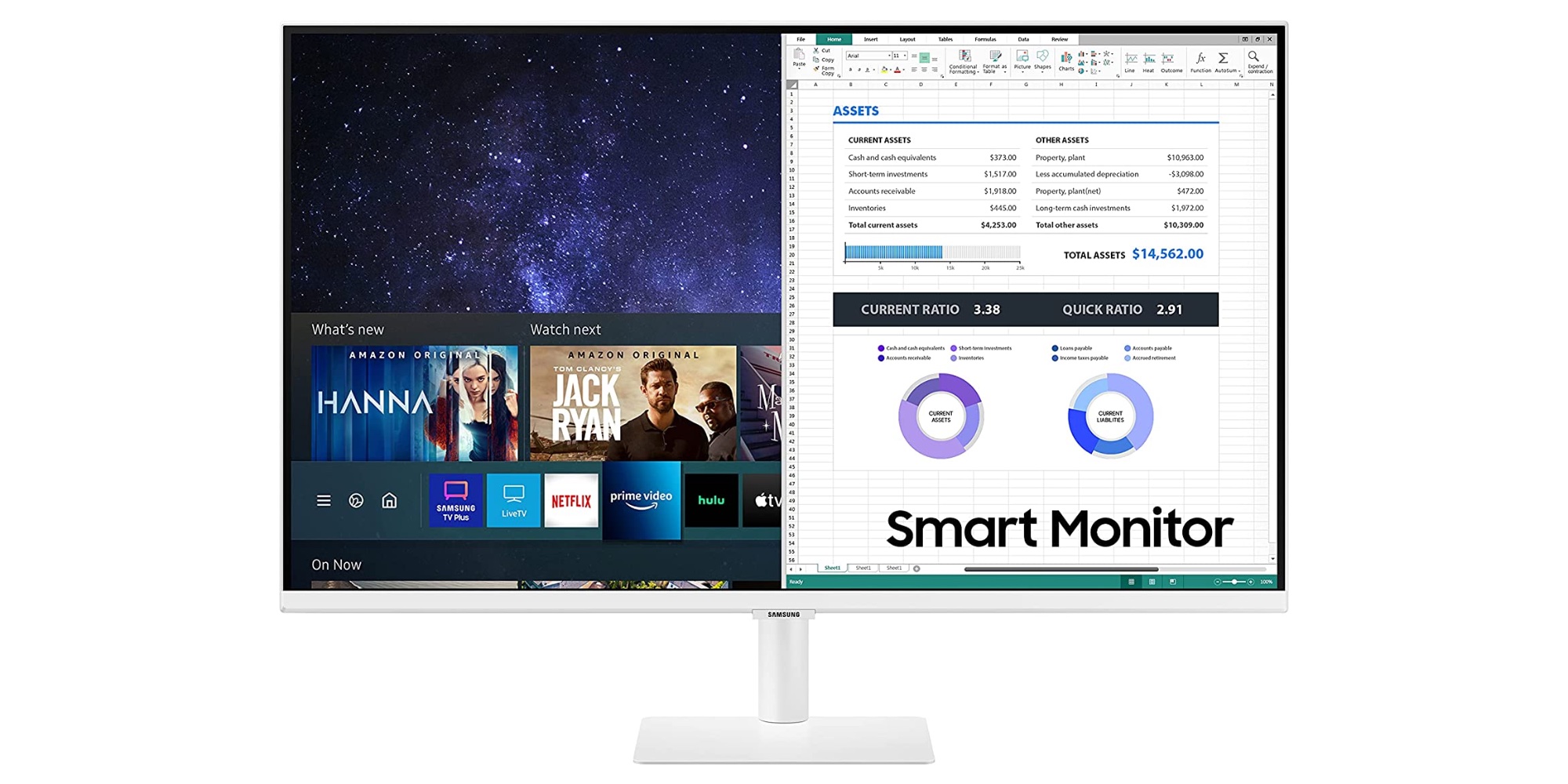 kust Ik was mijn kleren Anekdote Samsung's new white 27-inch M5 AirPlay 2 Monitor drops in price for second  time to $220 - 9to5Toys
