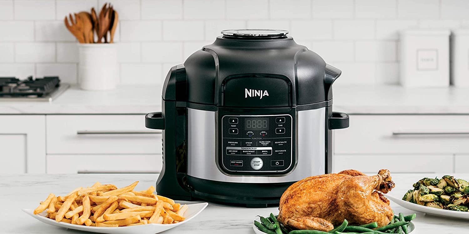 renewed Ninja Foodi 10-in-1 Multi-Cooker Air Fryer now $100