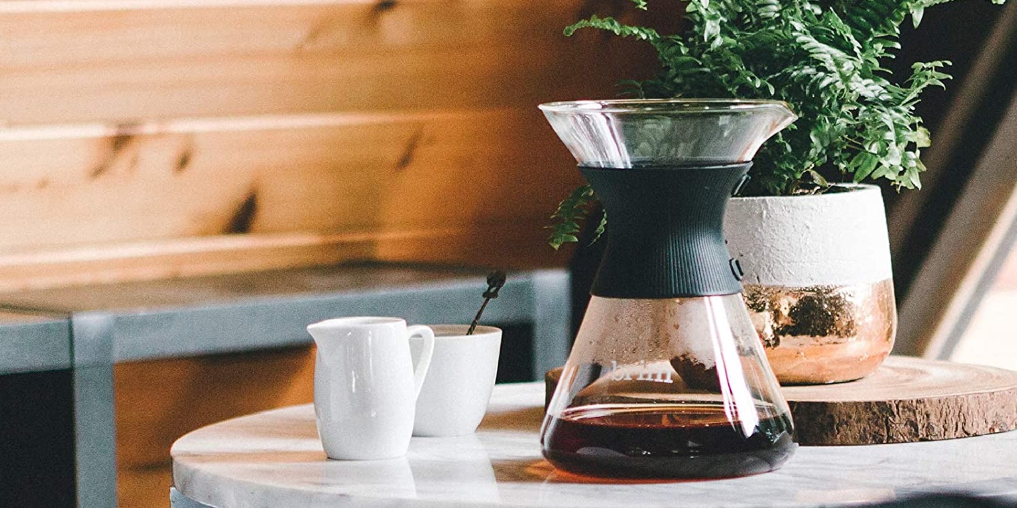 Brim's 6Cup Pour Over Coffee Maker with permanent filter now just 13