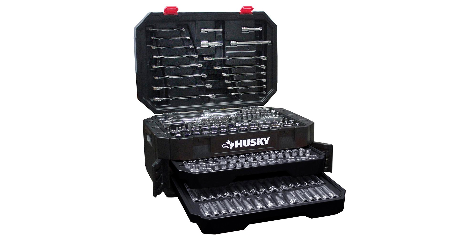 Husky 290-pc. mechanics tool set ships to your door with a