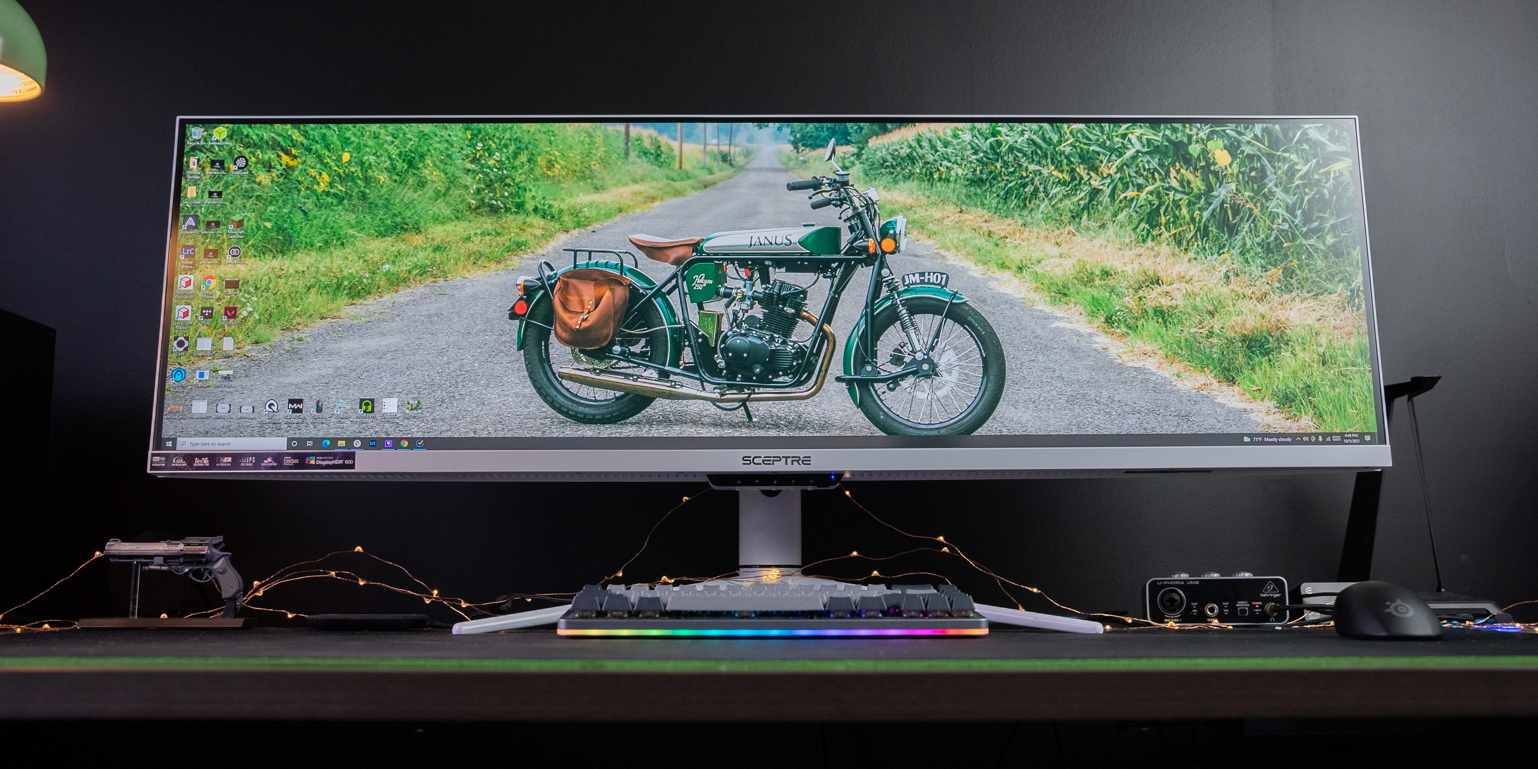 Sceptre Nebula 44inch Monitor review Ultrawide gaming on a budget
