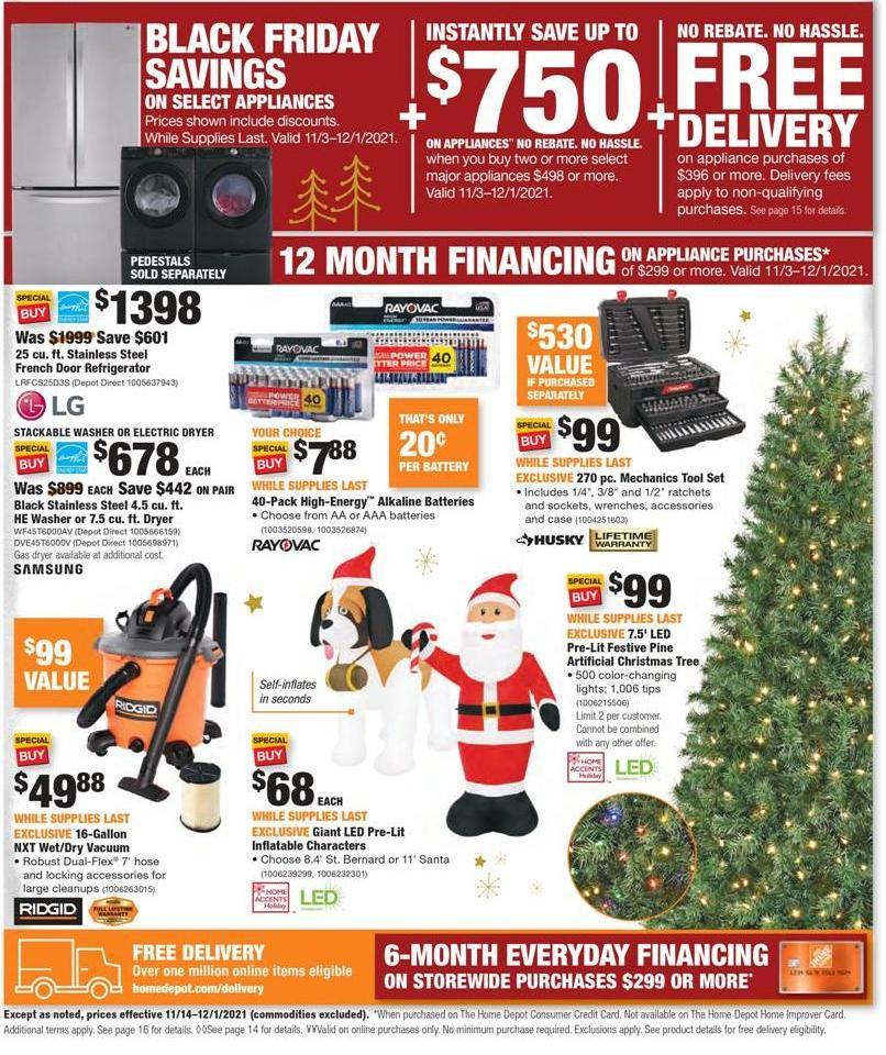 Home Depot Black Friday ad 2021: BOGO free tools, festive lighting, more