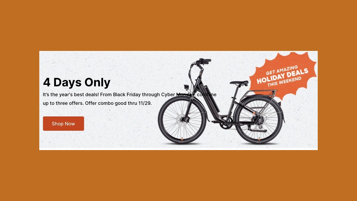 Electric bike best sale deals