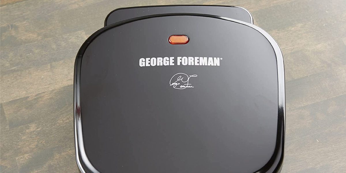 Best Buy: George Foreman 2 Serving Electric Indoor Grill Black GR10B