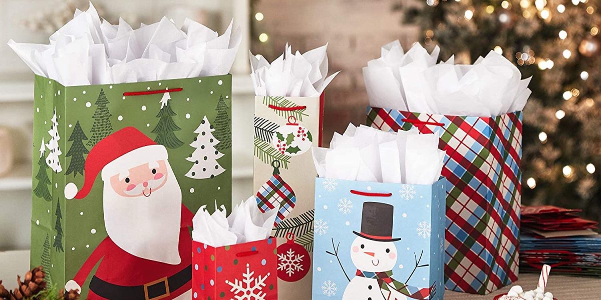 Gifting essentials from under 5 Bulk gift bag packs, cards, Scotch