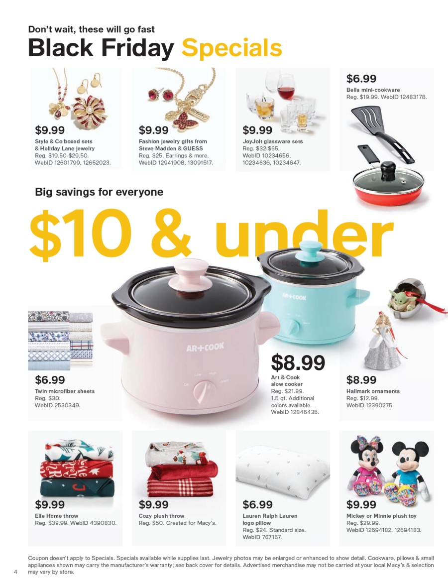 Macy's Black Friday 2021 ad highlights home goods and more 9to5Toys