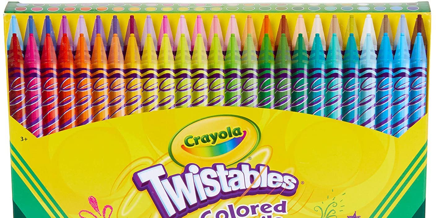Crayola Twistables - Colored Pencils vs Crayons 