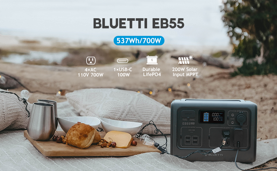 BLUETTI EB55 portable power station