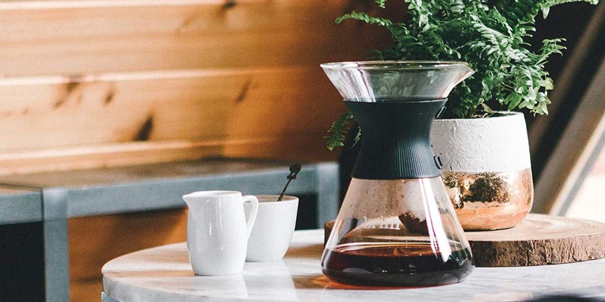 Bring home the regularly 40 Brim 6Cup Pour Over Coffee Maker Kit at