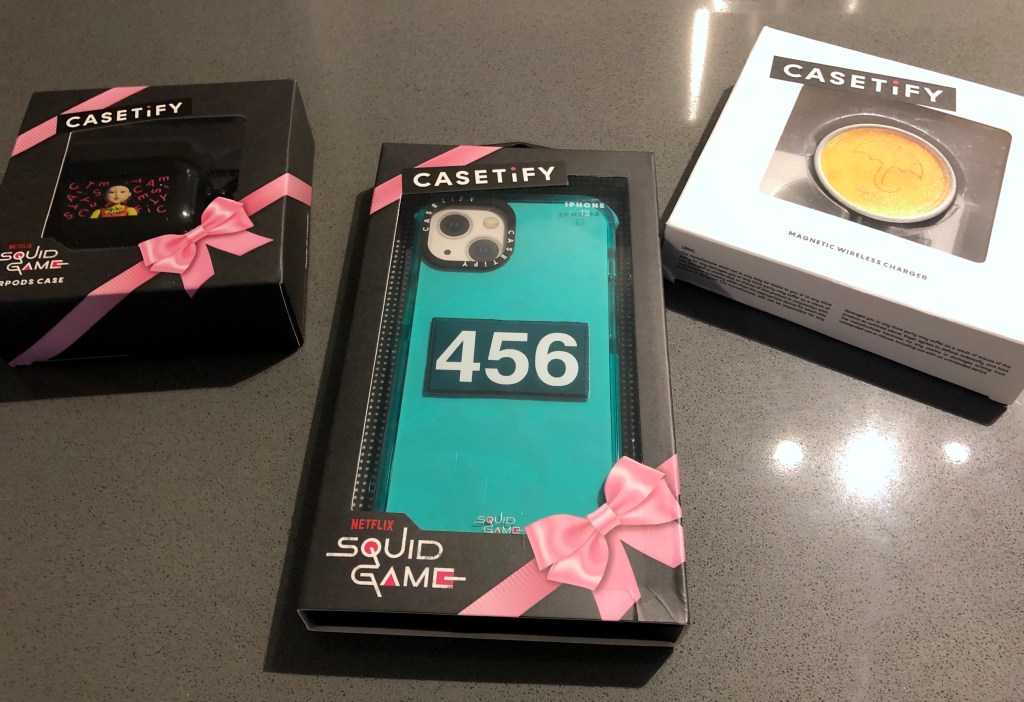 CASETiFY Player Custom Number Squid Game iPhone case and gear