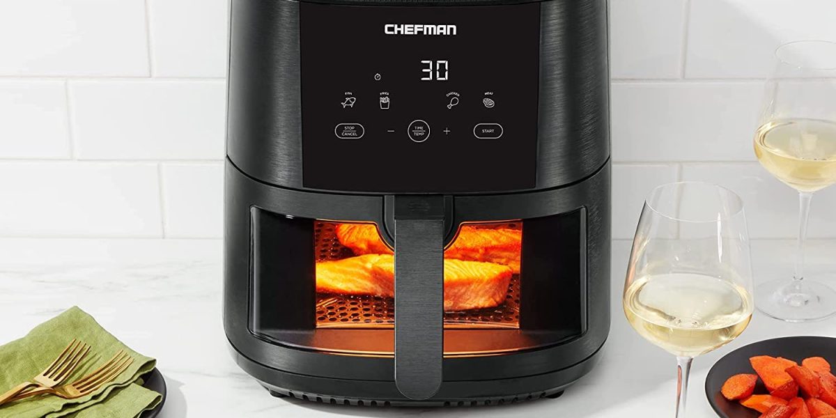  Chefman TurboFry Touch 8 Quart Air Fryer w/ XL Viewing