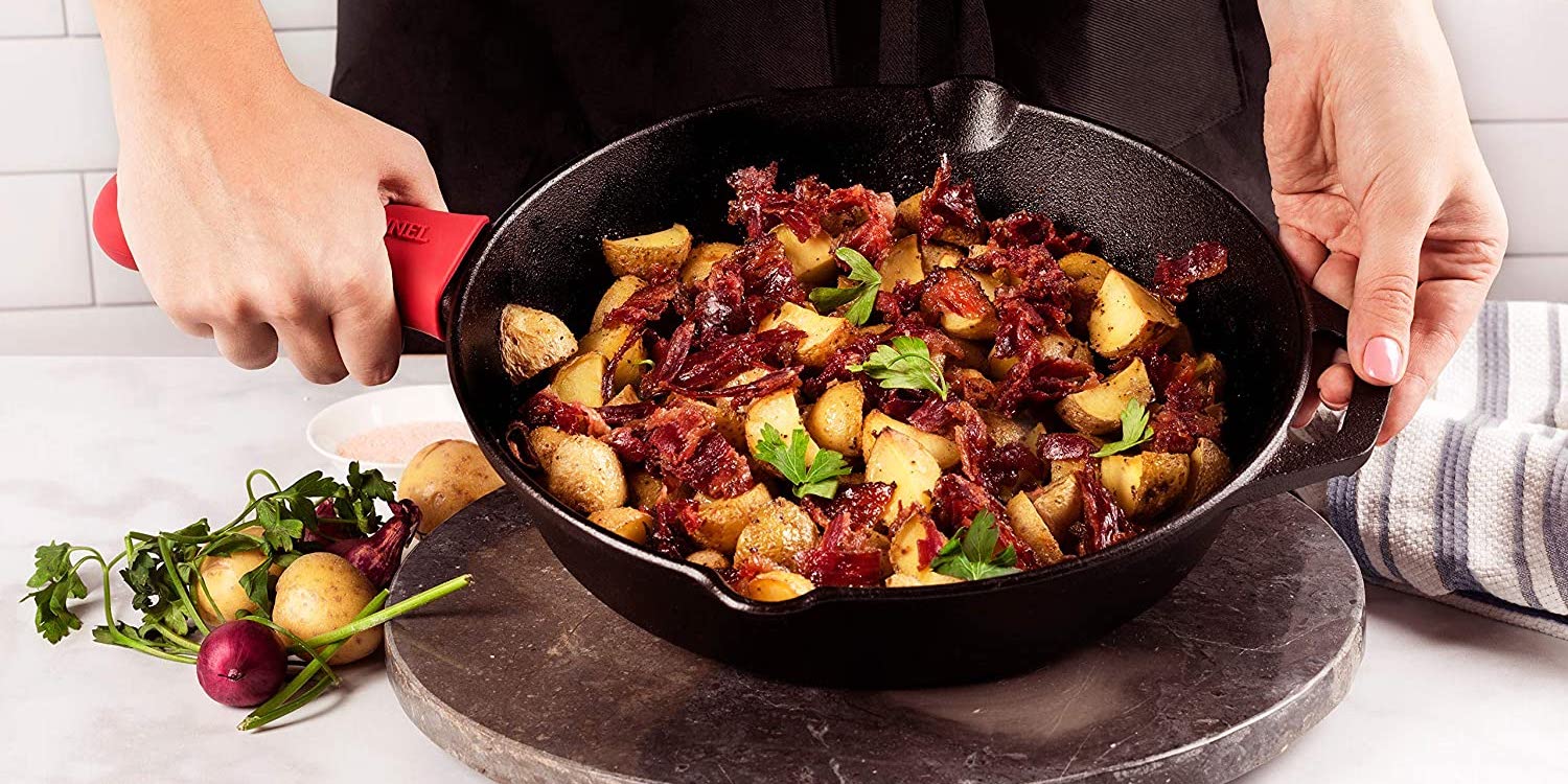 Cook the holiday meals in some cast iron skillets from $12 (Up to