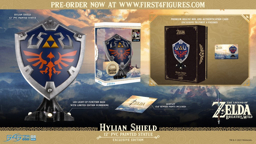 Hylian Shield statue from The Legend of Zelda Breath of Wild