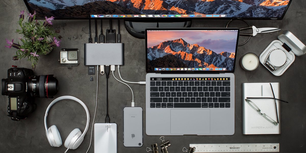 HyperDrive: Thunderbolt 3 USB-C Hub for 2016 MacBook Pro by HYPER