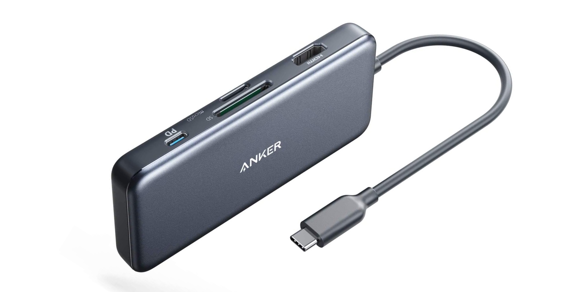 Anker usb hub 5-in-1 USB C Adapter 4K usb c hub to HDMI SD and