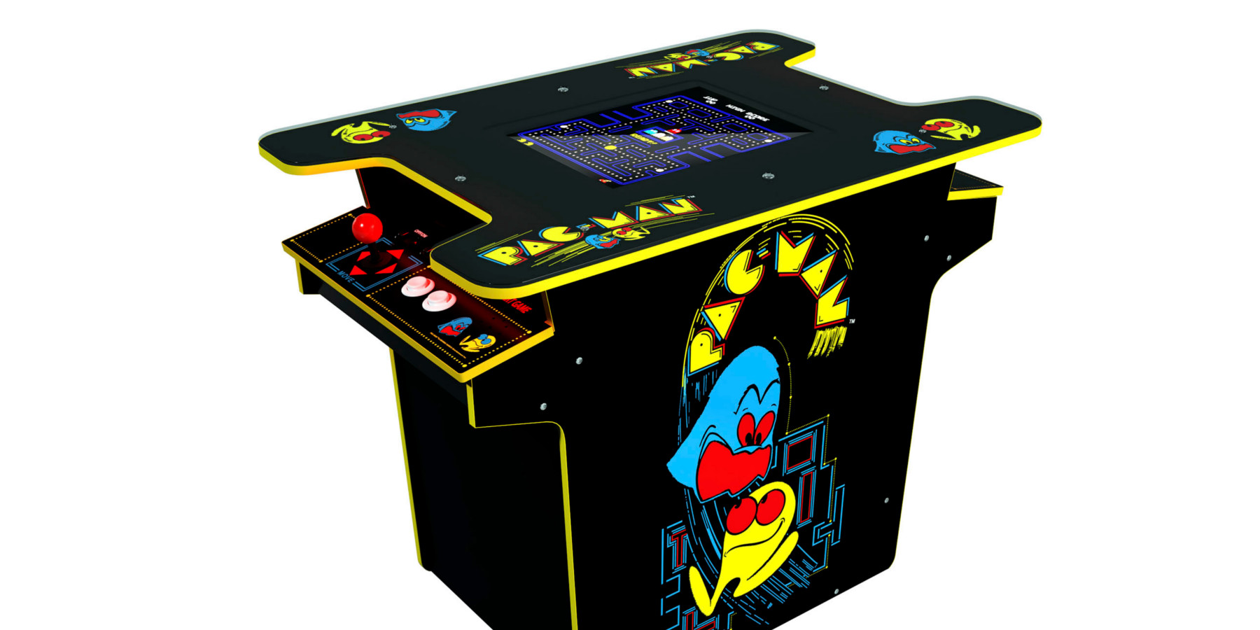 Save 150 on epic 2player Arcade1Up PACMAN tables for the game room today